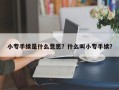 小专手续是什么意思？什么叫小专手续？