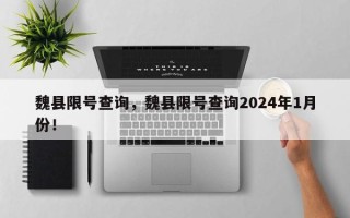 魏县限号查询，魏县限号查询2024年1月份！