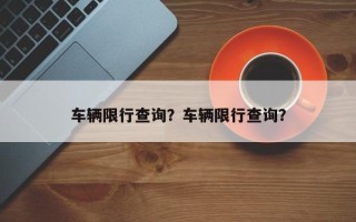 车辆限行查询？车辆限行查询？